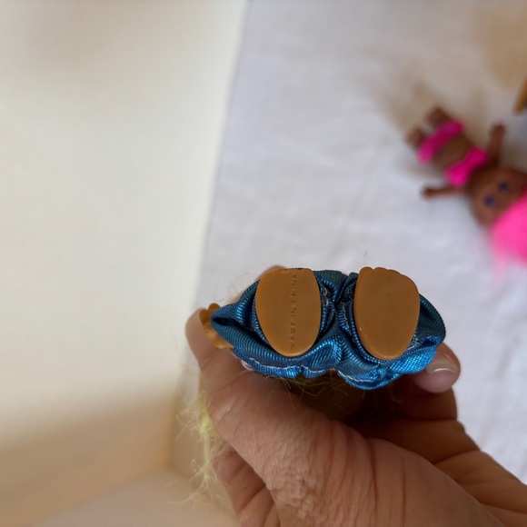 Russ Vintage Colorful Troll Dolls Set of 4 1980s Toys Dolls Police Beach - Picture 8 of 12